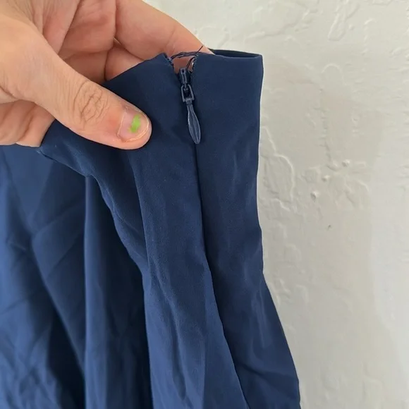 J. Crew Navy Blue Pleated Athletic Active Skort XXL - Picture 3 of 8